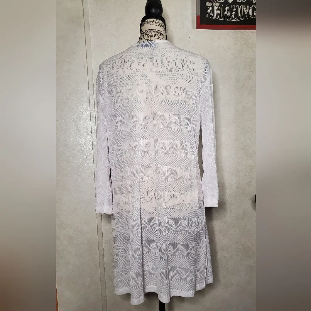 Apt.9 White Swim Cover Up Size:L - Image 4