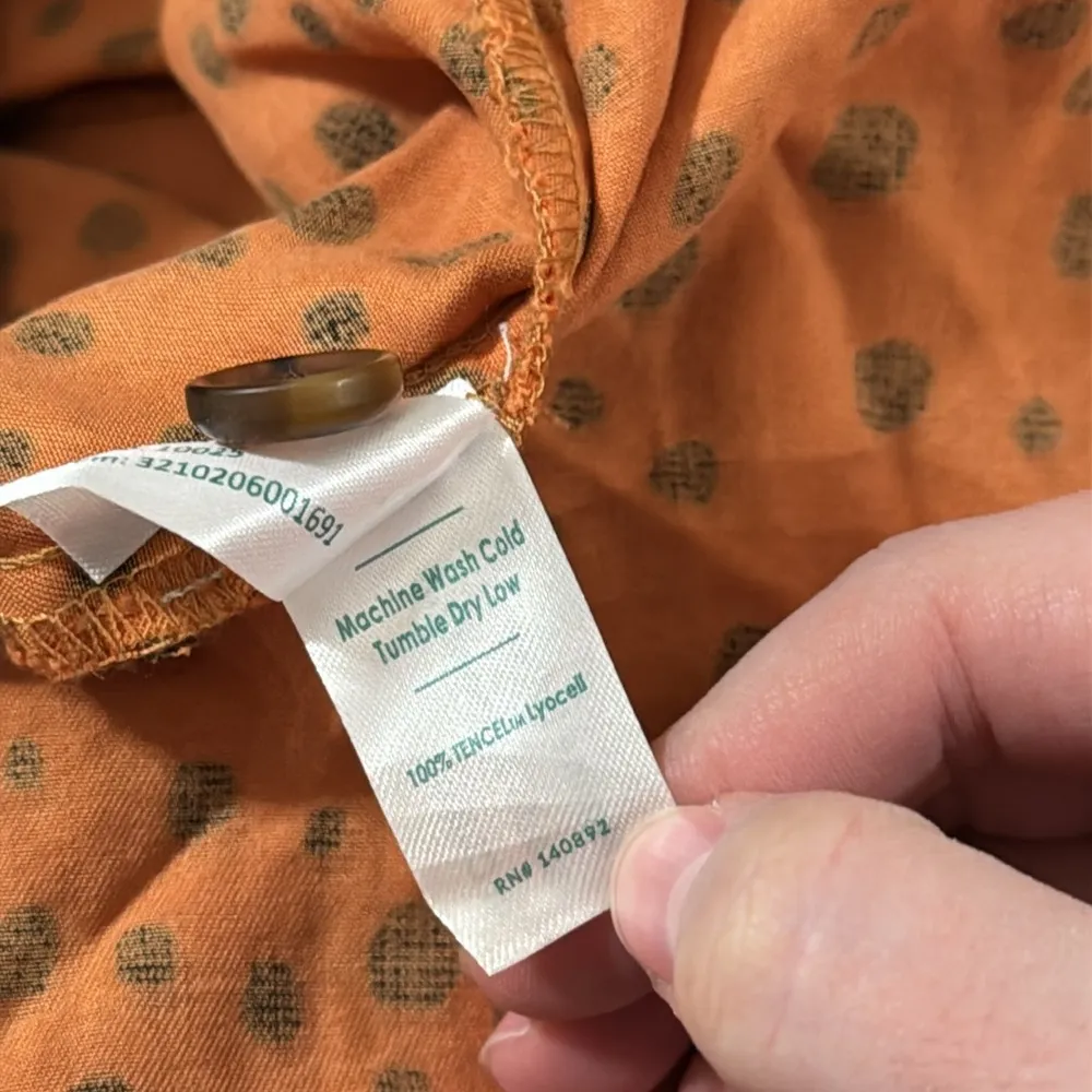 Marine Layer Camila Mini Dress in Abstract Cheetah Print Pockets rust /Black M - Image 11