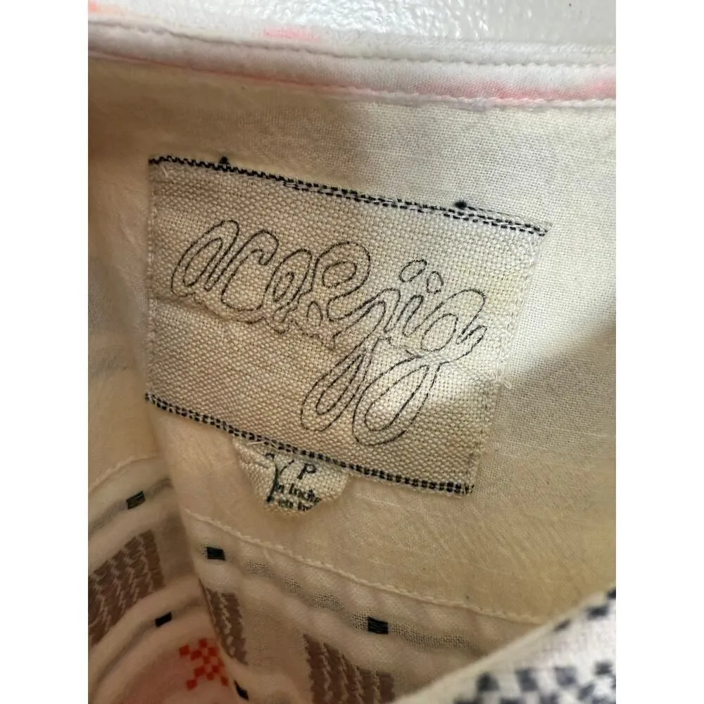 Ace & Jig Caftan Metallic Thread Dress Sz. S - Image 3