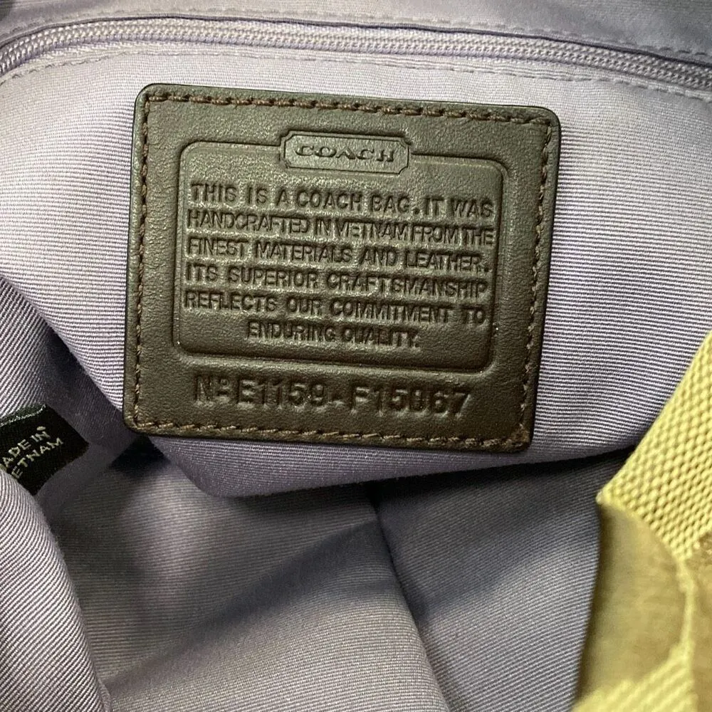 Coach signature 24cm duffel - Image 7