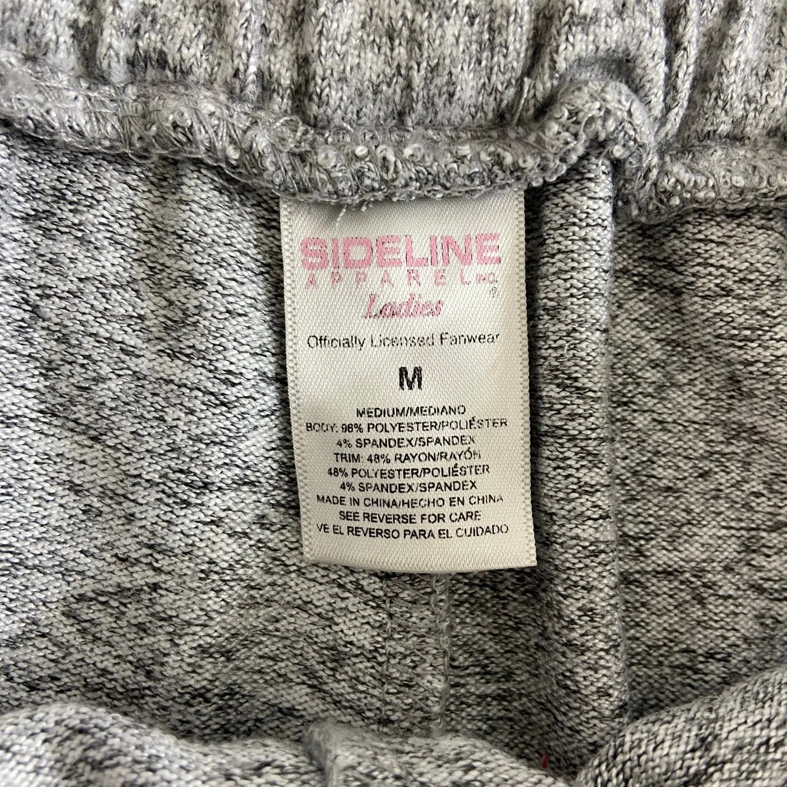 Sideline Apparel women's gray nittany lions Penn state drawstring pajama shorts Size M - Image 6