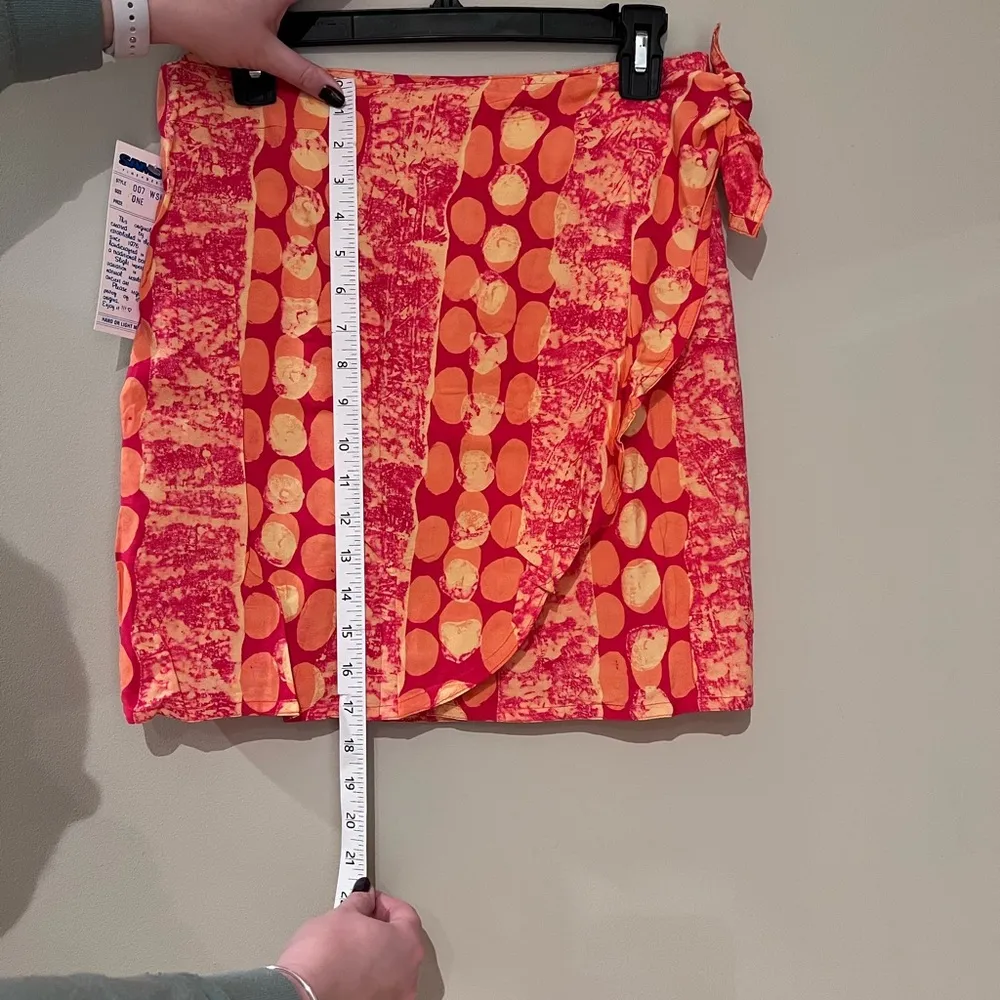 Samson Pink and Orange Patterned Wrap Skirt NWT Size undefined - Image 3