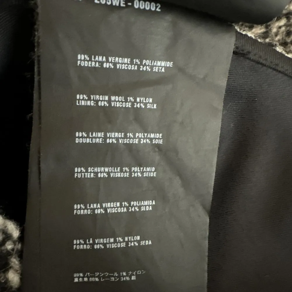 Prada Womens Flare A-Line Gray Wool Tweed Skirt Size US 6/ IT 42 Classic Preppy - Image 7