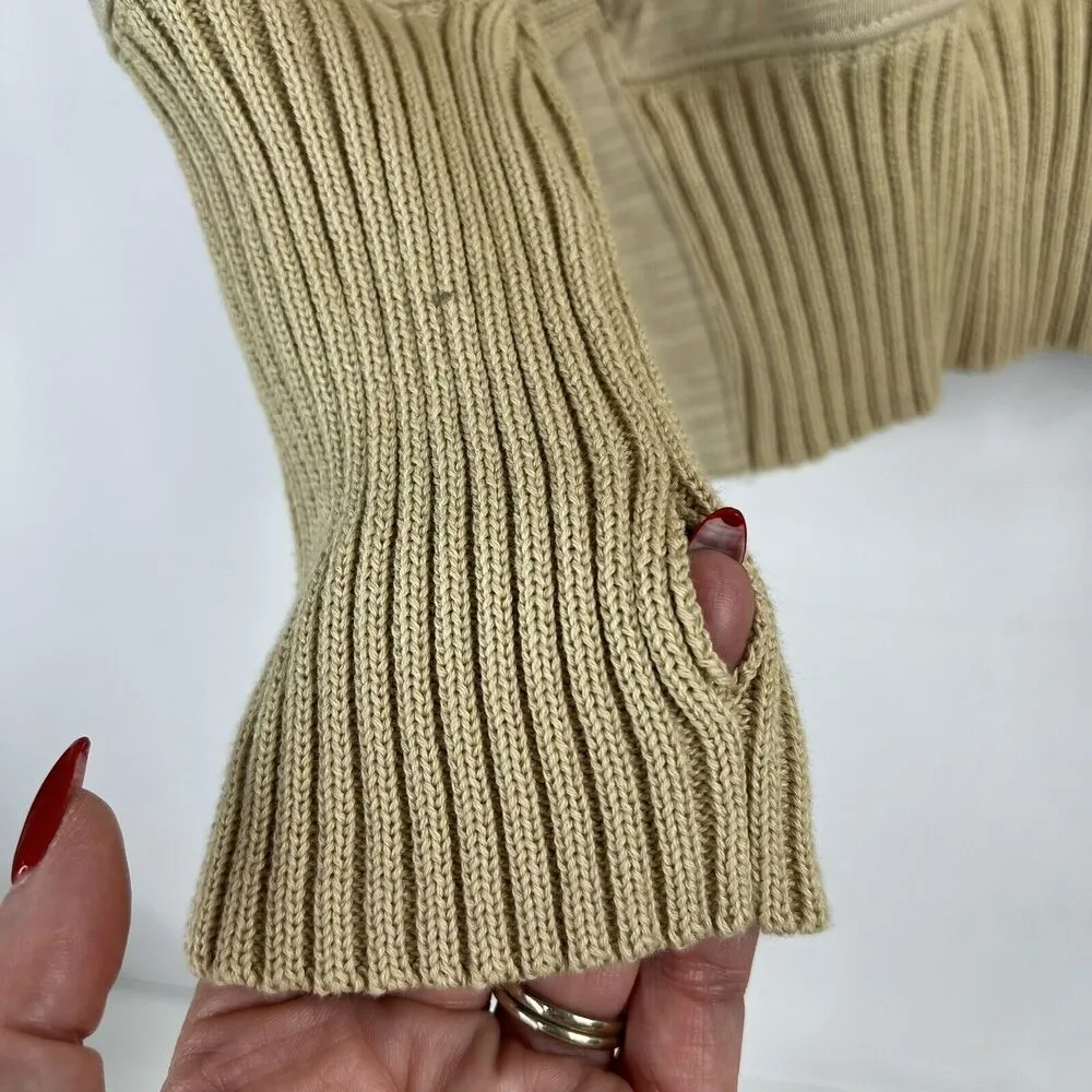 Blue B. Size M Movement Solid Honey Dove Beige Pullover Snap Hoodie Sweatshirt Size M - Image 5