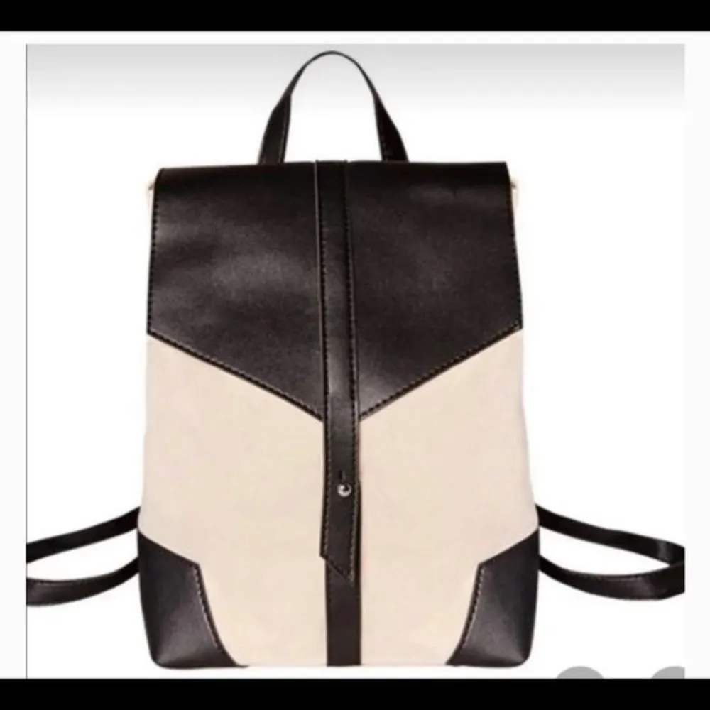 Deux Lux  Ivory Canvas Demi Back Pack - Image 2