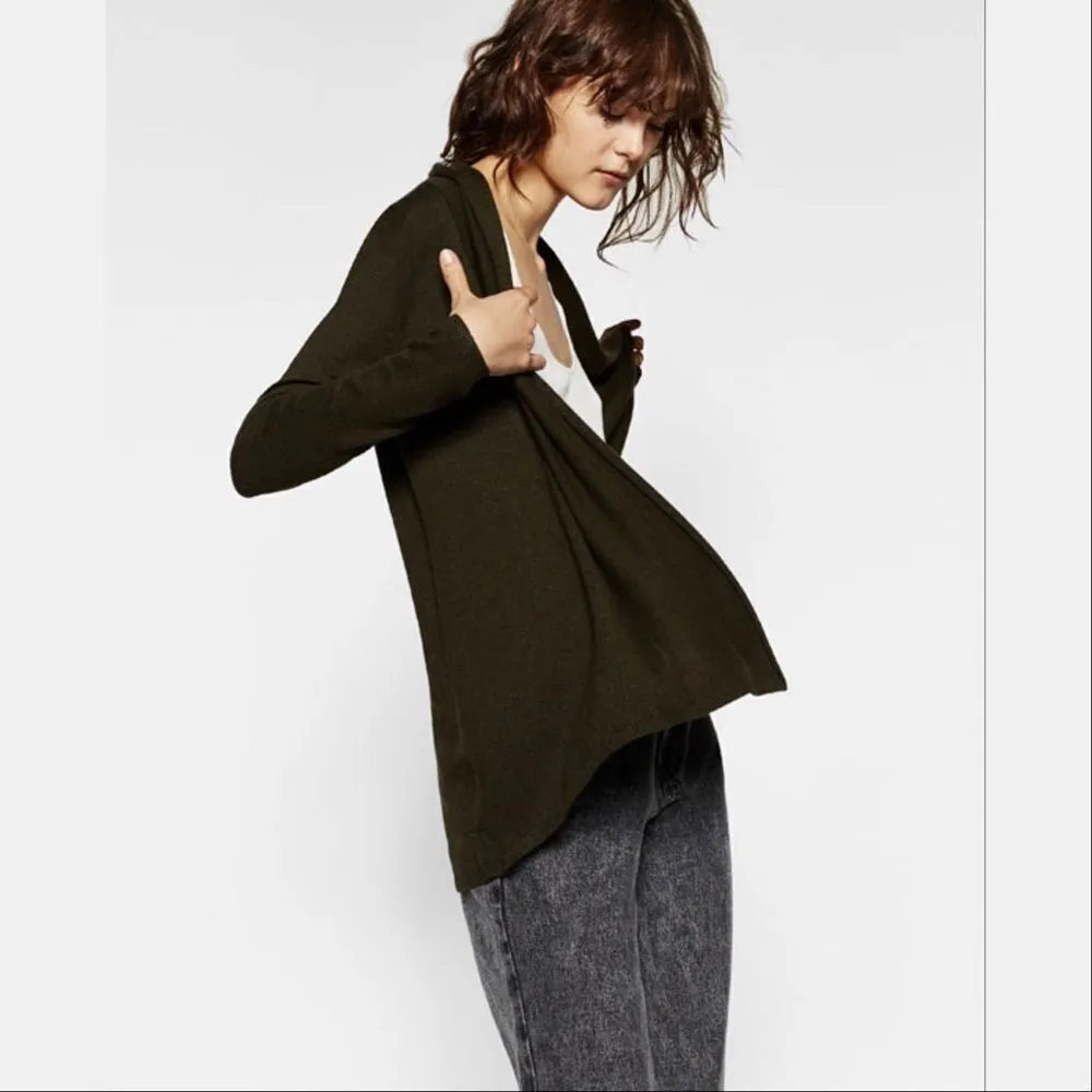 ZARA ✨ DRAPED NECK CARDIGAN✨ - Image 3