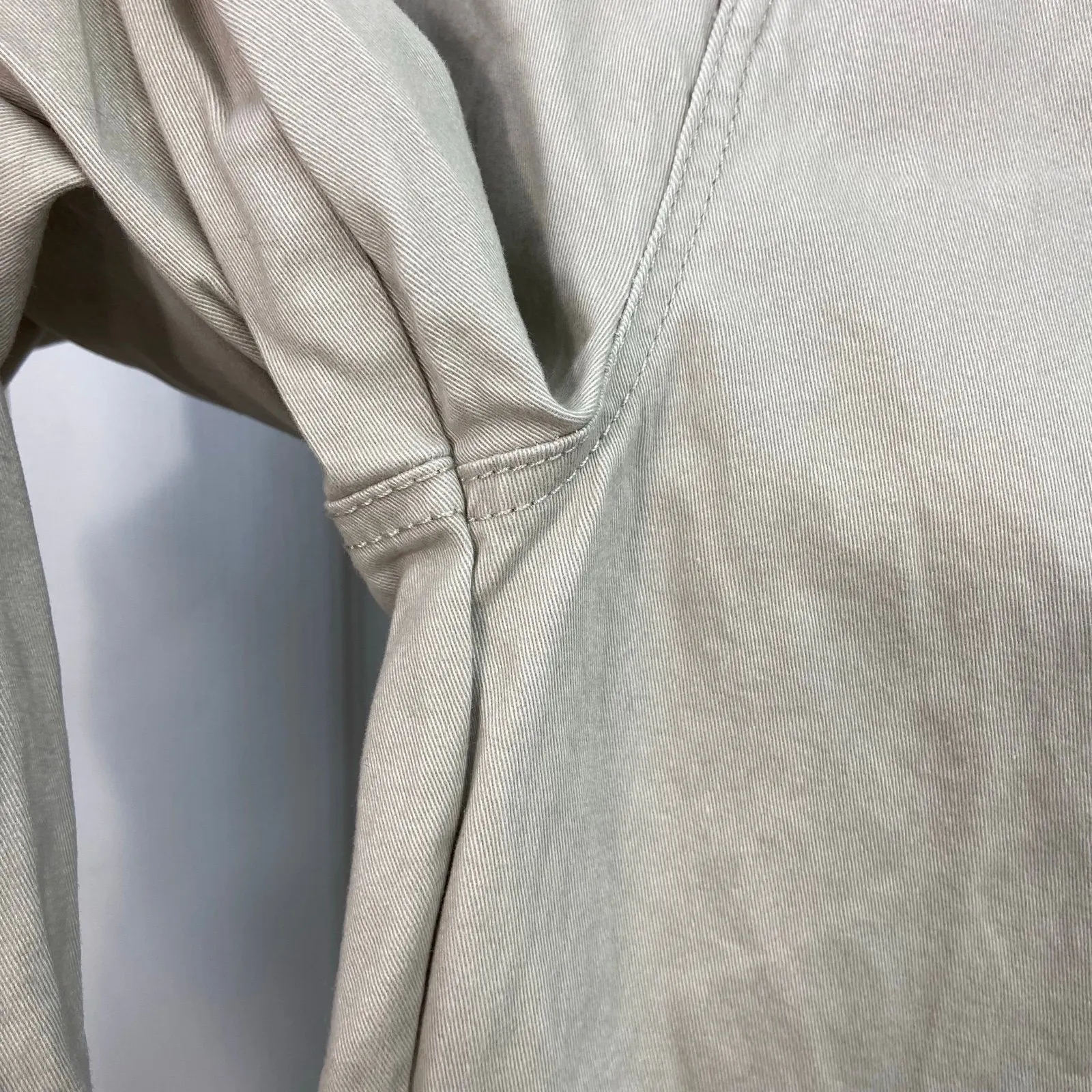 Style & Co women's tan straight leg cotton stretch casual jeans pants neutral 12 - Image 3