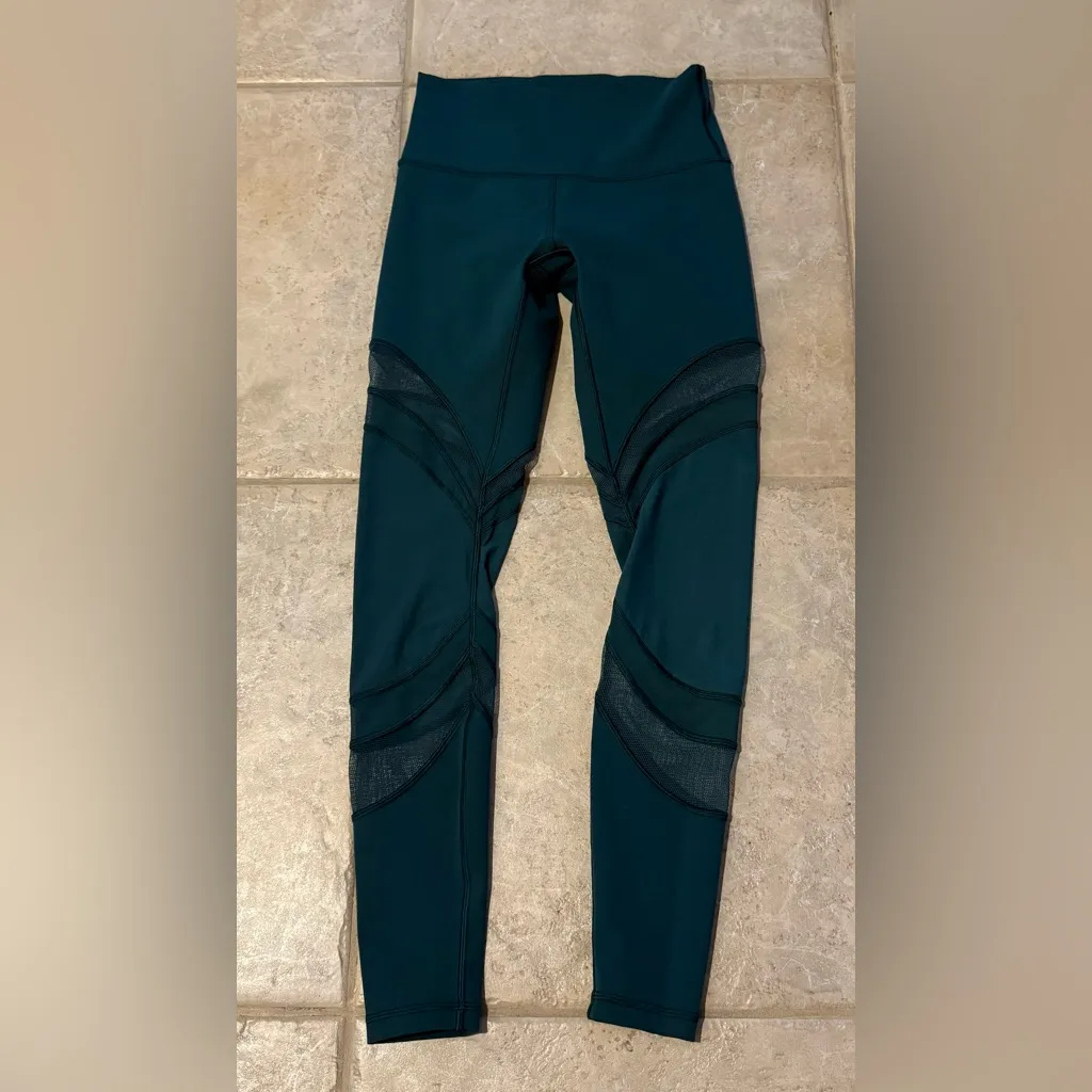 Lululemon Seek The Heat Tight Legging 28” Green Jasper Sz 6 Rare Limited Release - Image 6