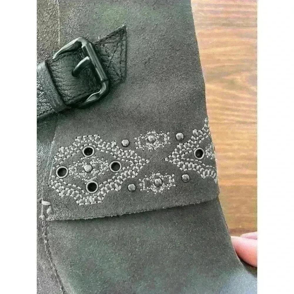 OTBT Robertson Soft Grey Ankle Booties Platforms, size 7 - Image 3