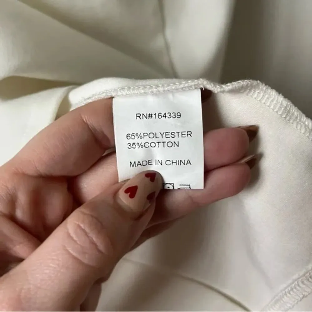 Petal & Pup Zahra White Midi Side Slit Dress 4 - Image 8