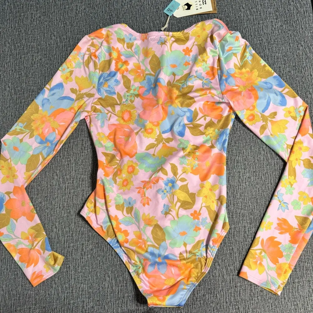 Billabong Pick Me Up Long Sleeve One-Piece Rashguard Swimsuit - Image 8