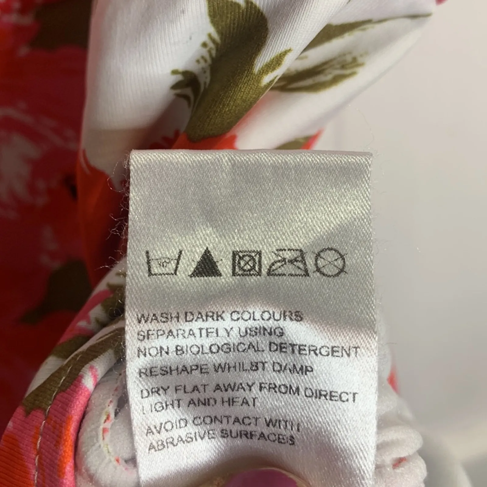 Pez D’or Barcelona Floral White Pink One Piece Maternity Swimsuit W - Image 6