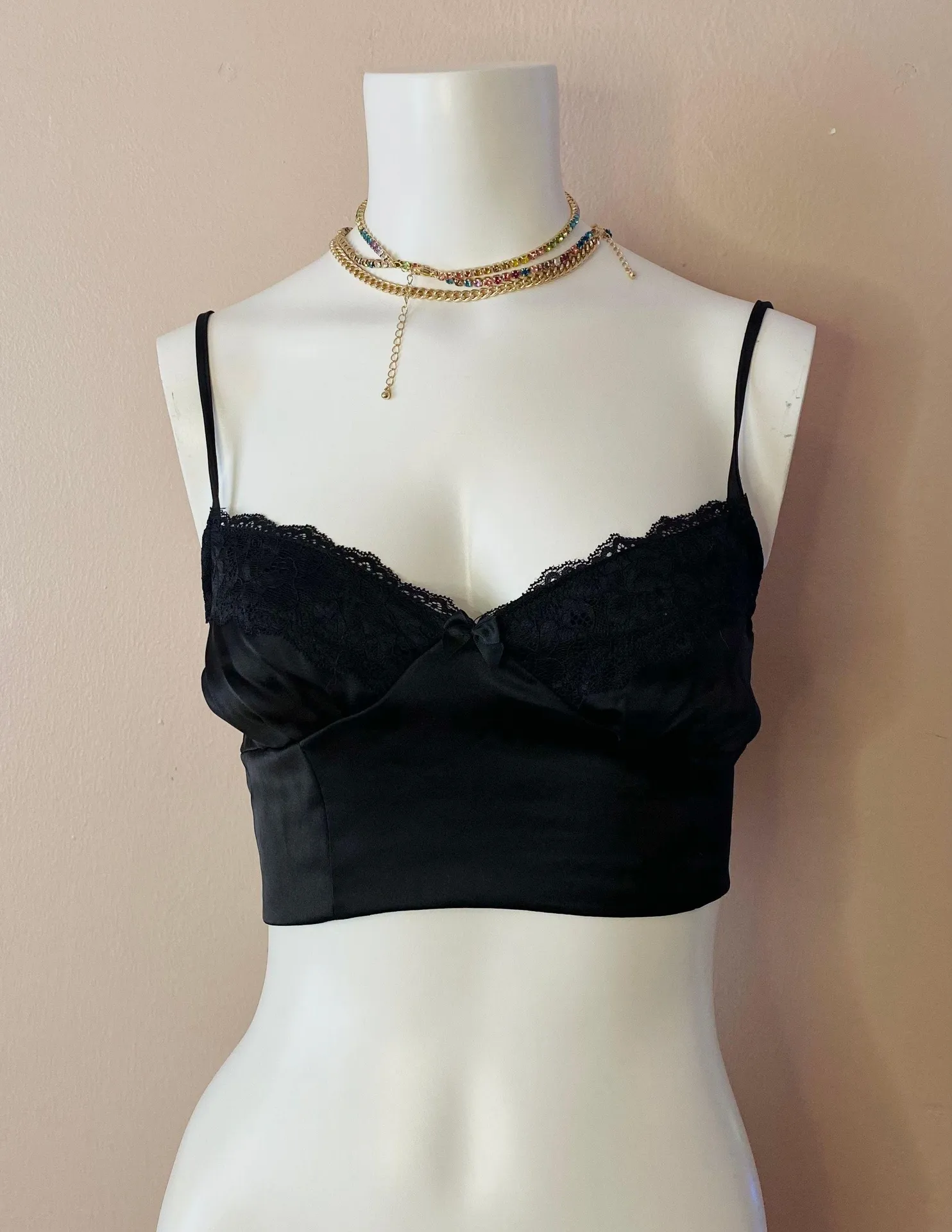 Satin Lace tank - Image 3