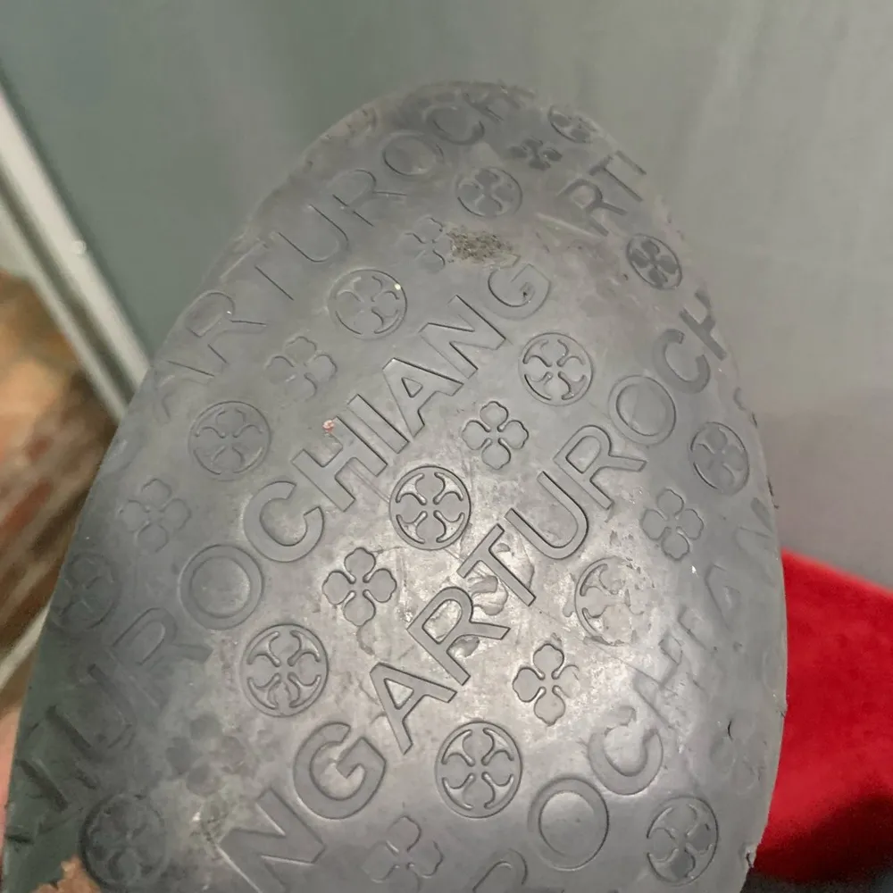 Z03-Arturo Chiang Billie 2 Blk Leather Riding Boots w/Buckle & Stud Detail 10 - Image 4