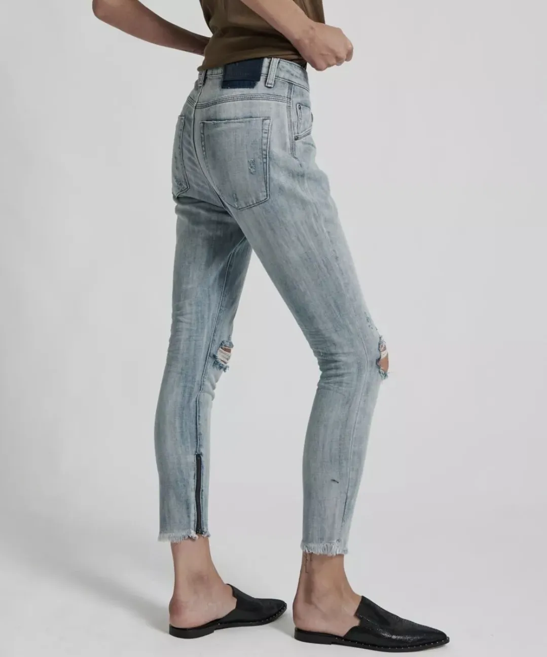 One Teaspoon  Slim Hamptons Freebirds High Rise Jeans - Image 4