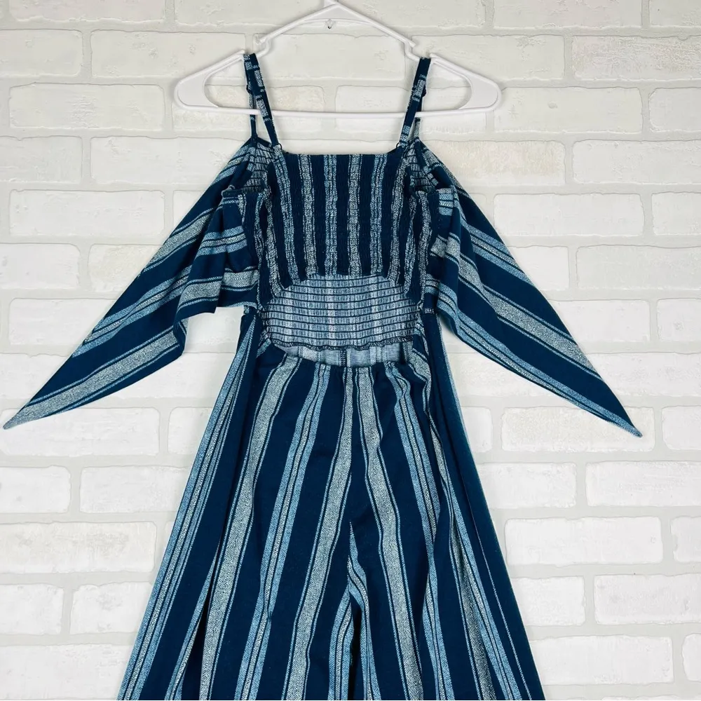 Super Cute Boho Hippie Romper Pantsuit, Shades of‎ Blue, Travel, Summer Size 7-9 - Image 11