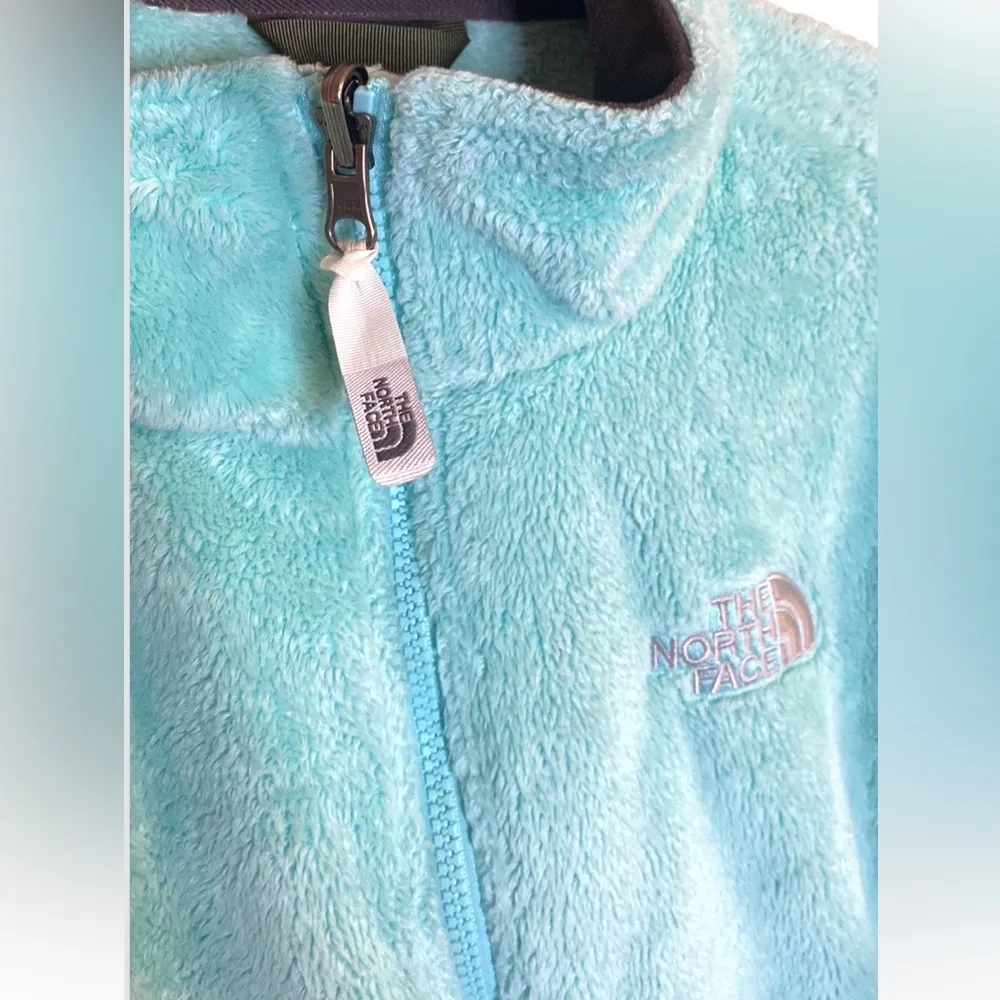 The North Face fleece full zip jacket Aqua - Image 4