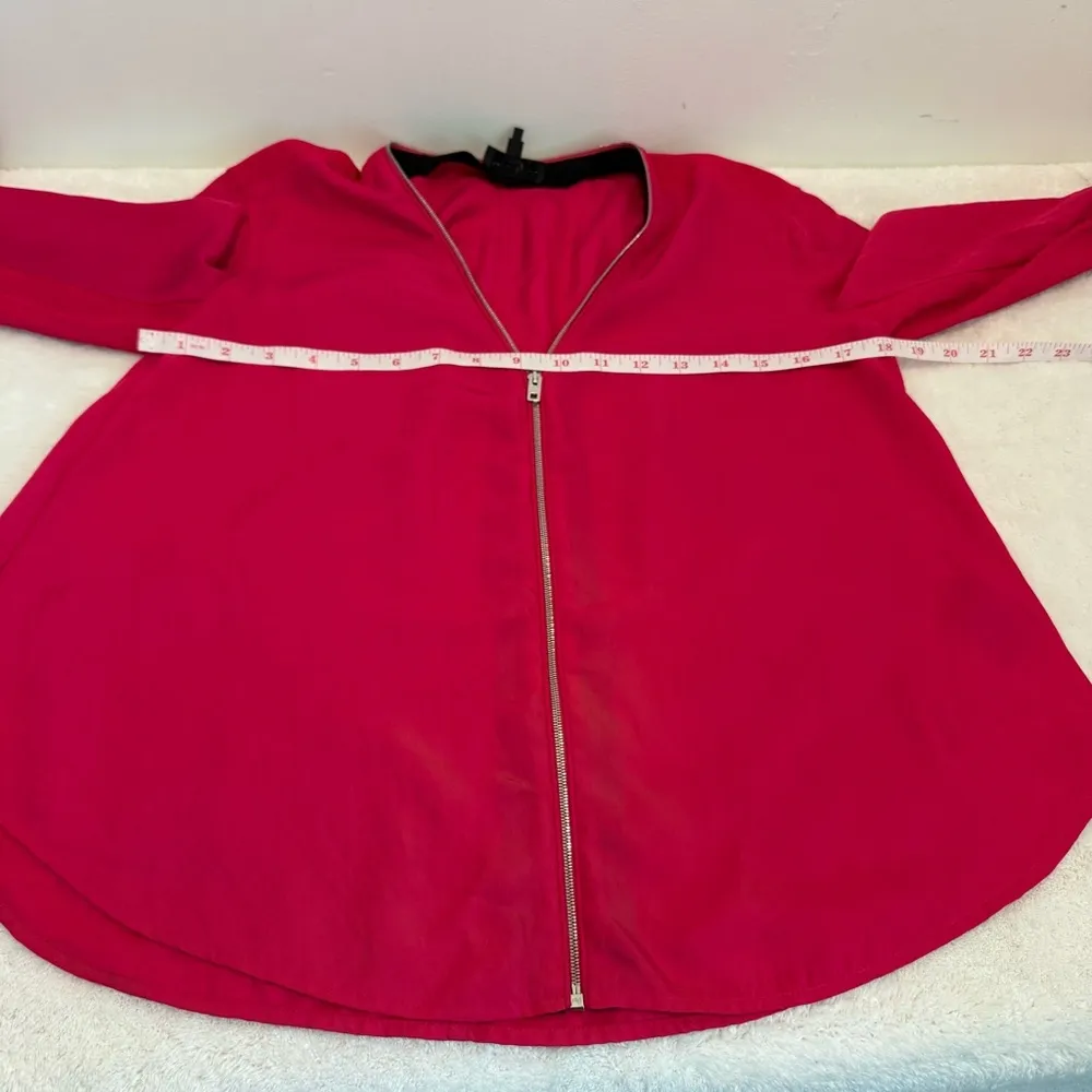 RAG & BONES: Vanessa Zip Front Blouse size XS - Image 8