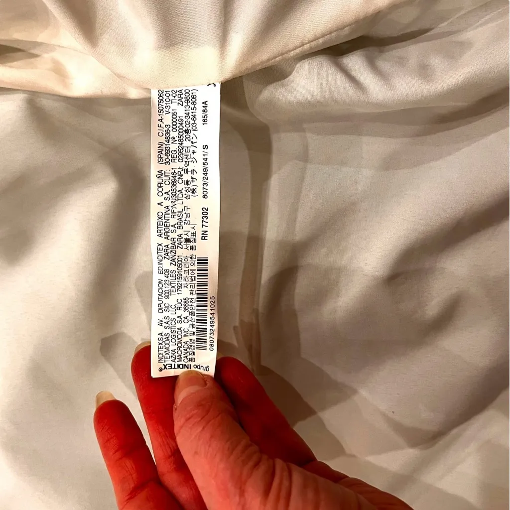 Zara Green Marl Coat, Size Small -Great Condition - Image 4