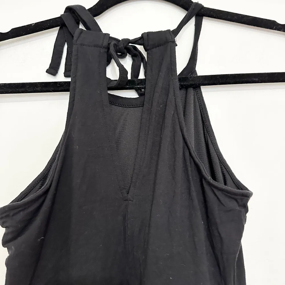 Old Navy jersey knit maxi dress long size XS halter neck summer - Image 3