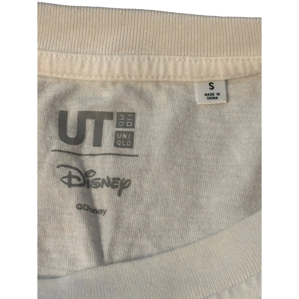 Disney Uniqlo UT Dalmatian Musical Notes Graphic T-Shirt White Short Sleeve Sz S - Image 5