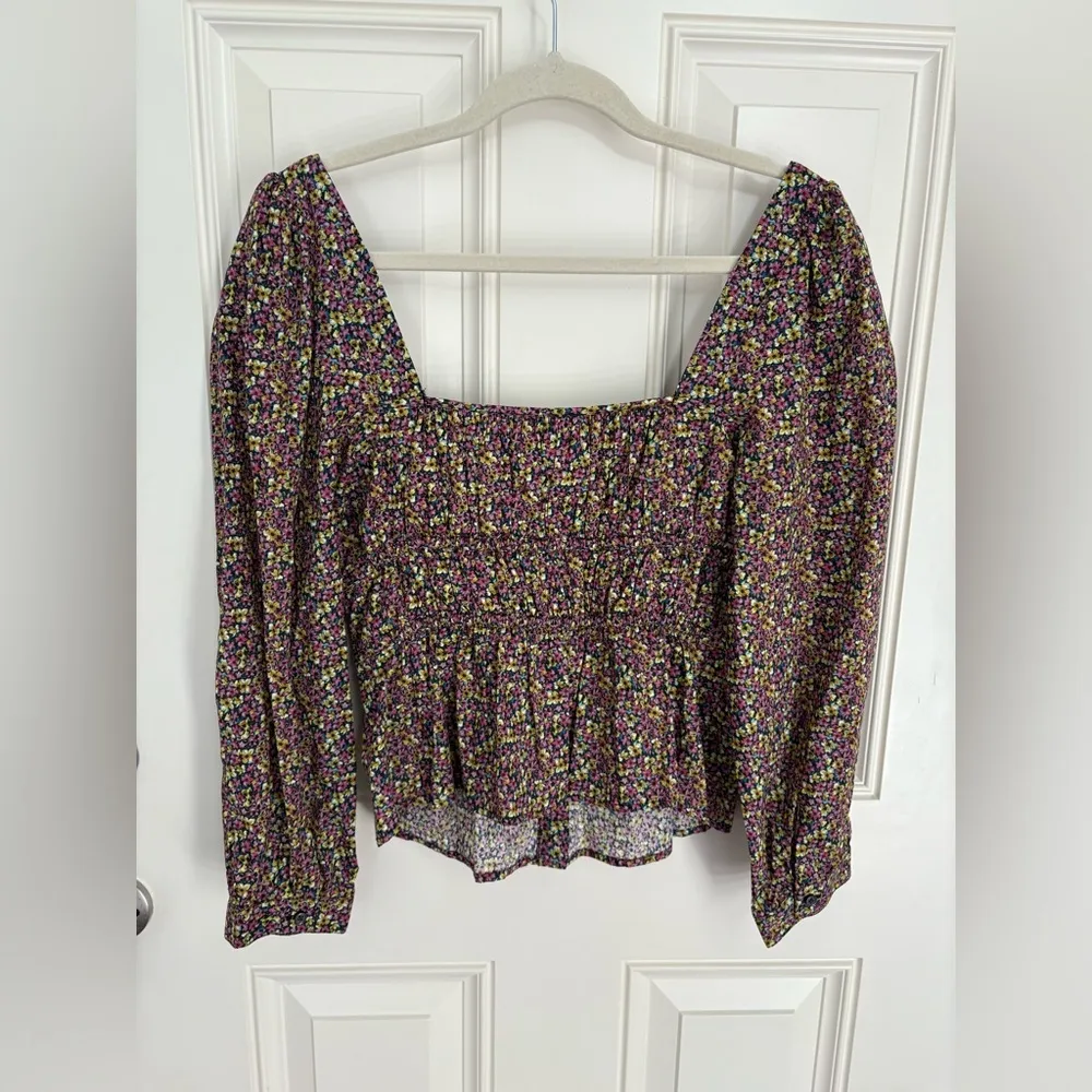 J.Crew x Liberty Cinched-Waist Cotton Top in Liberty Busy Izzy PrintSize 10 - Image 10