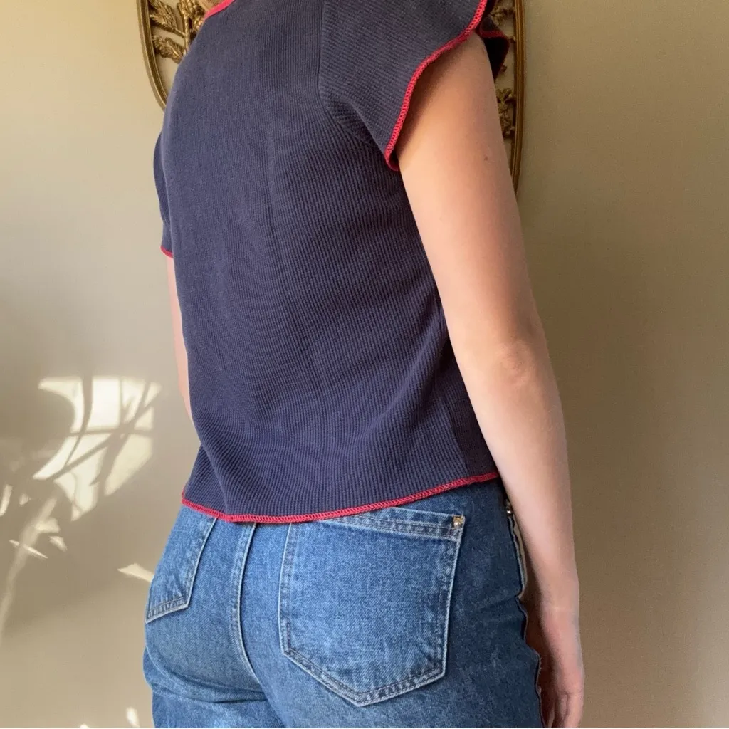 Mudd Navy Blue Y2K Tee - Image 9