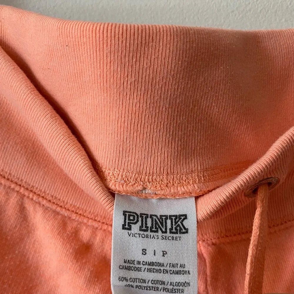 VS Pink orange coral flare sweatpants - Image 3