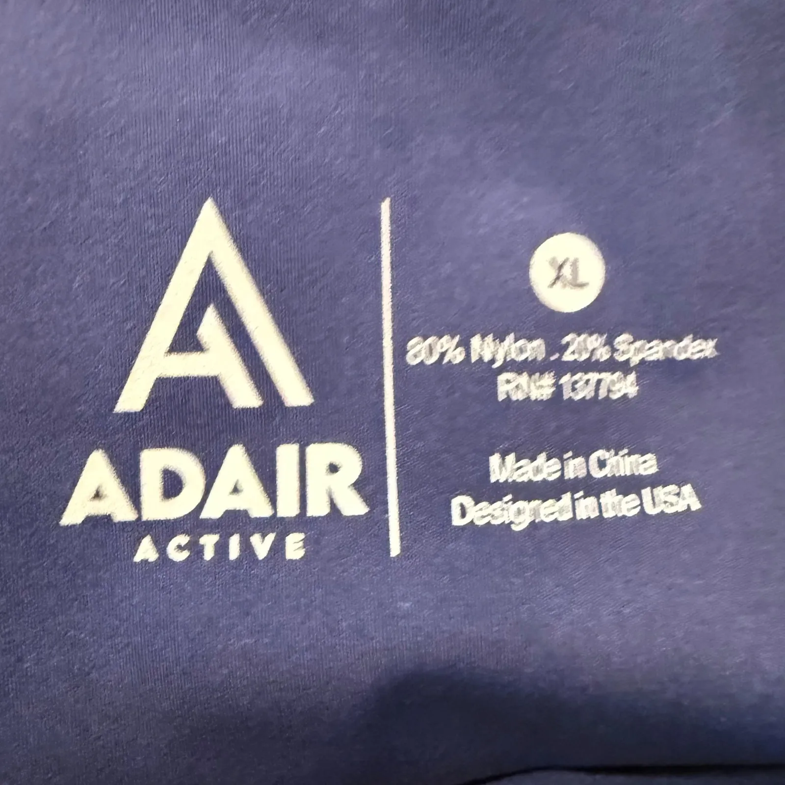 Adair Active XL Skort Blue Pleated Athletic Tennis Golf Skirt Womens Extra Large - Image 5