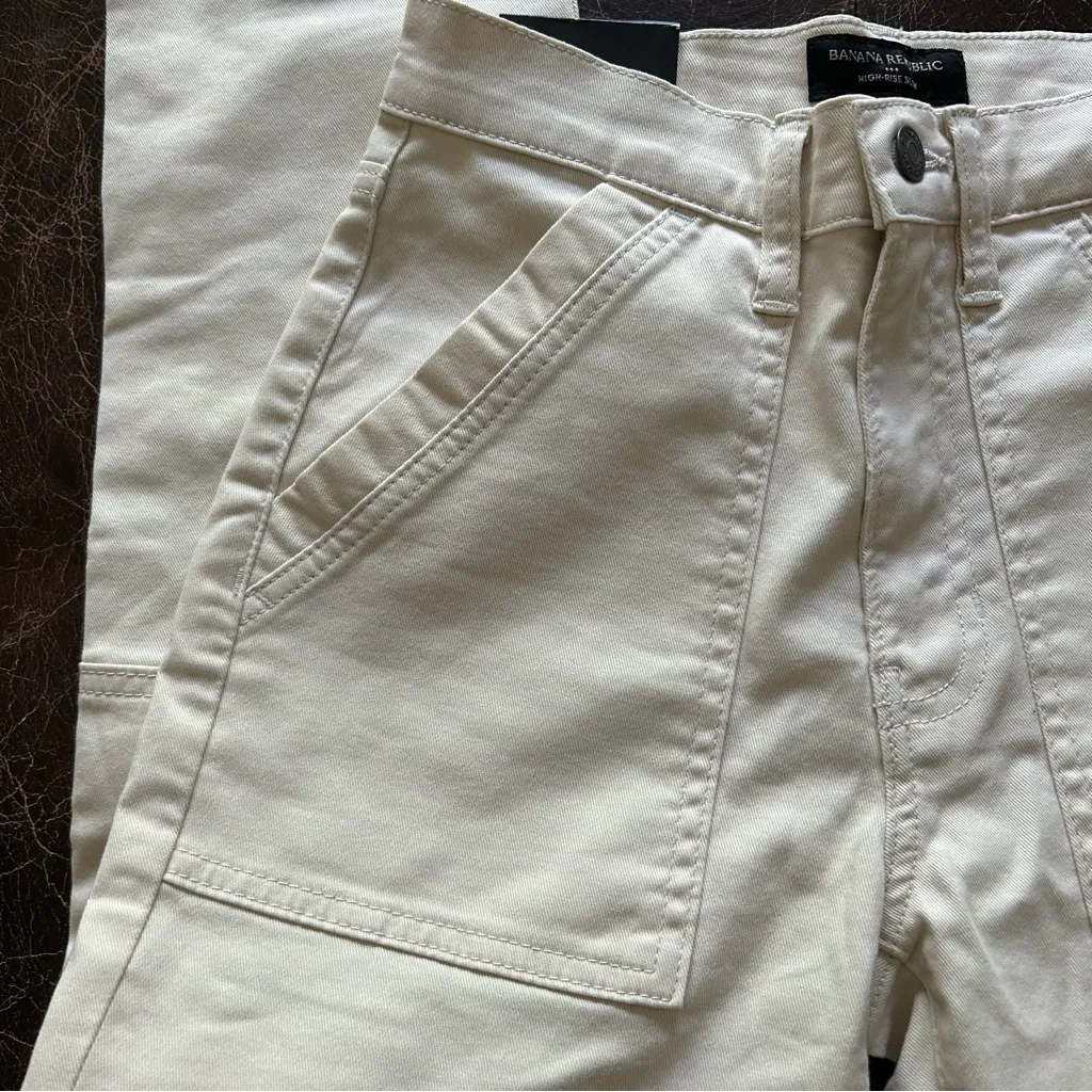 Banana Republic Slim High Rise Cargo Ankle Pant - Image 8