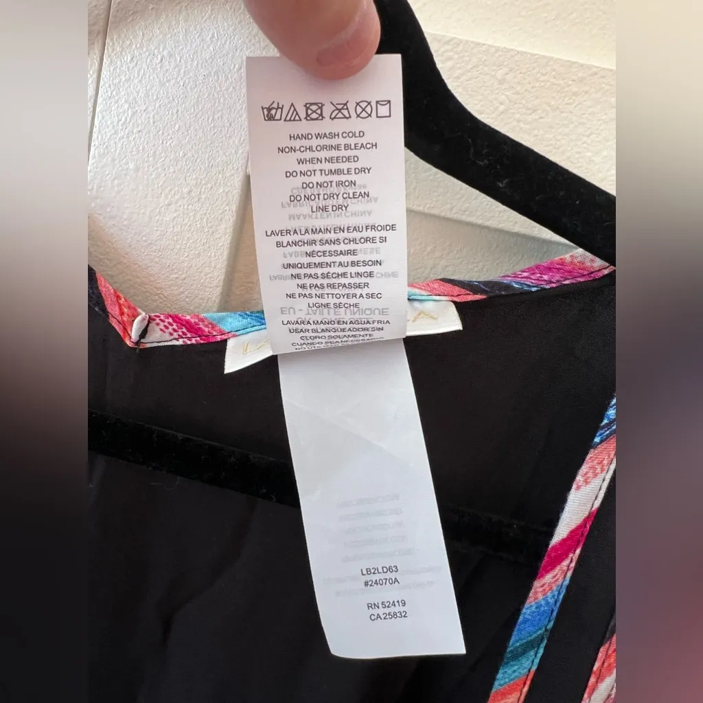 La‎ Blanca NWOT Black Kimono Catalina Coast Swim Coverup One Size - Image 5