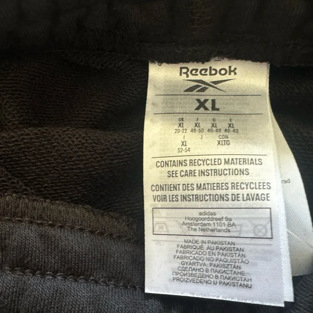 NWT Reebok Womens French Terry Black Athletic Sport Shorts XL - Image 4