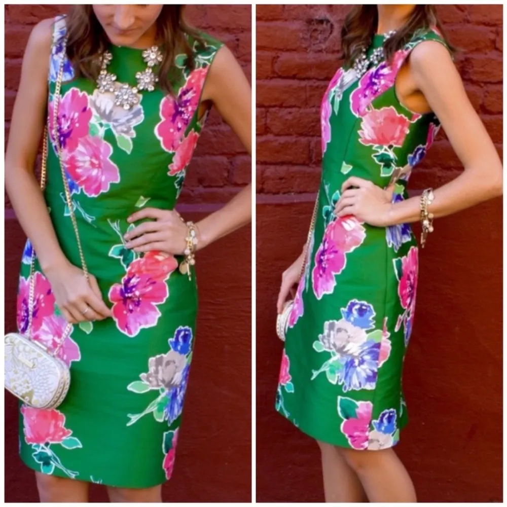 Kate Spade Floral Fitted Sheath Dress - Image 6