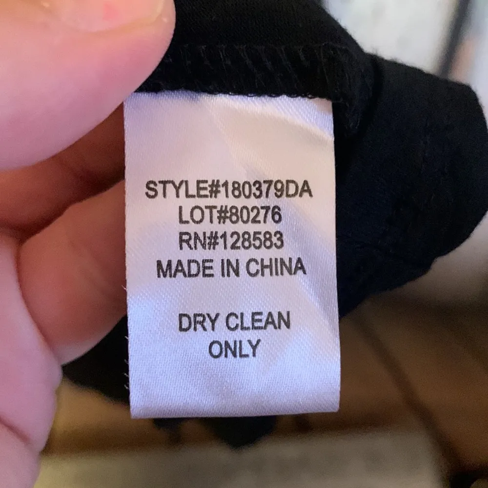 Decode 1.8 Black Stretchy Dress with Satin Disc & Sequin Collar Size M Size M - Image 4