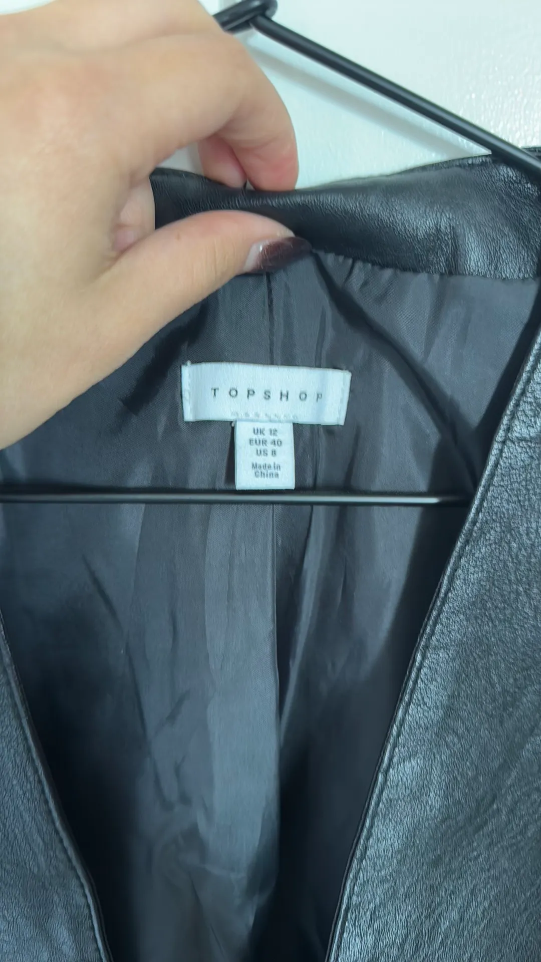 Faux Leather Vest - Image 3