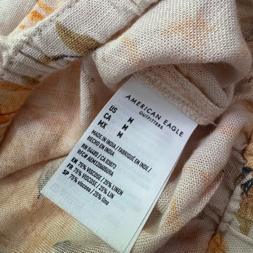 American Eagle Floral One Shoulder Crop Top - Image 3