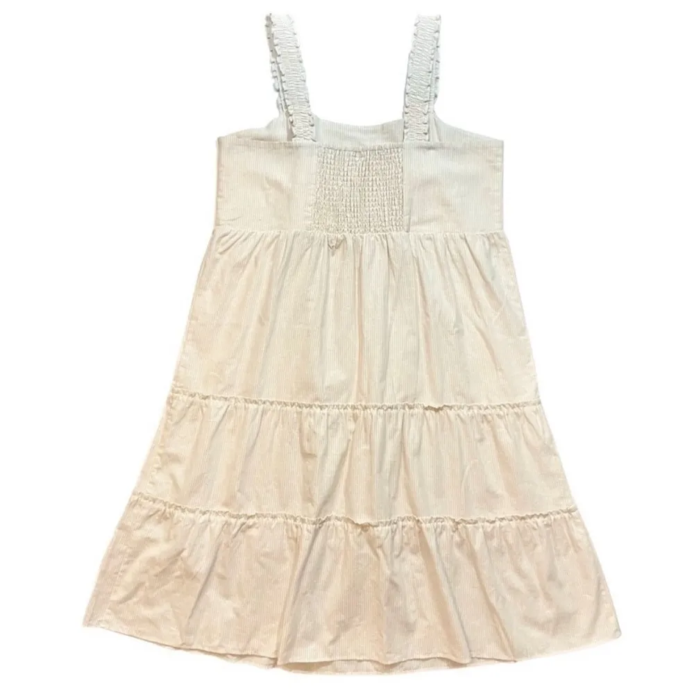 NWT Seraphine Linen Maternity Midi Dress White Size undefined - Image 7