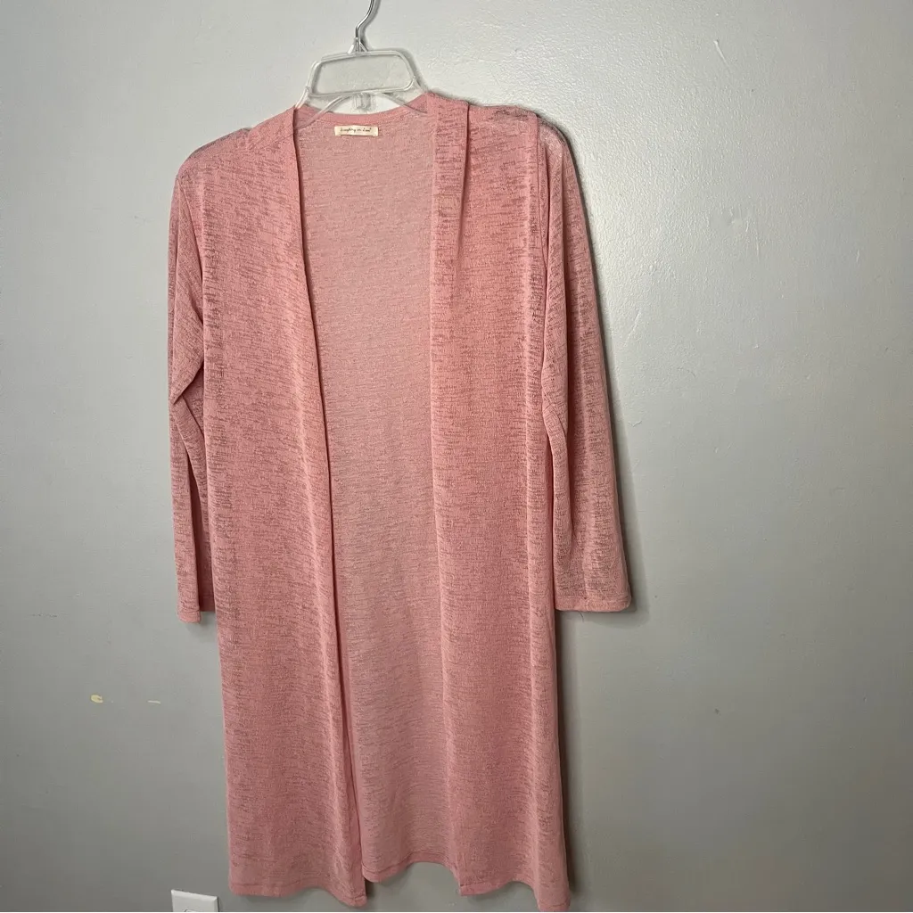 Do Everything in Love Dusty Pink Knit Cardigan - Image 2