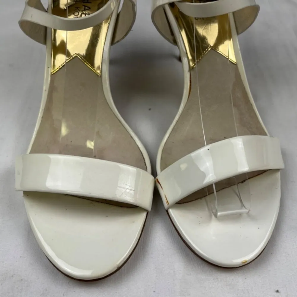 Michael Kors Women's White Shoes/Heels Sz 8M SKU 4431 - Image 3