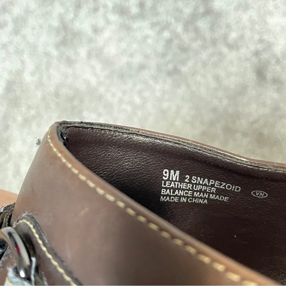 Aerosoles Snapezoid Women's Brown Casual Low block Heel Square Toe Mule size 9M - Image 9