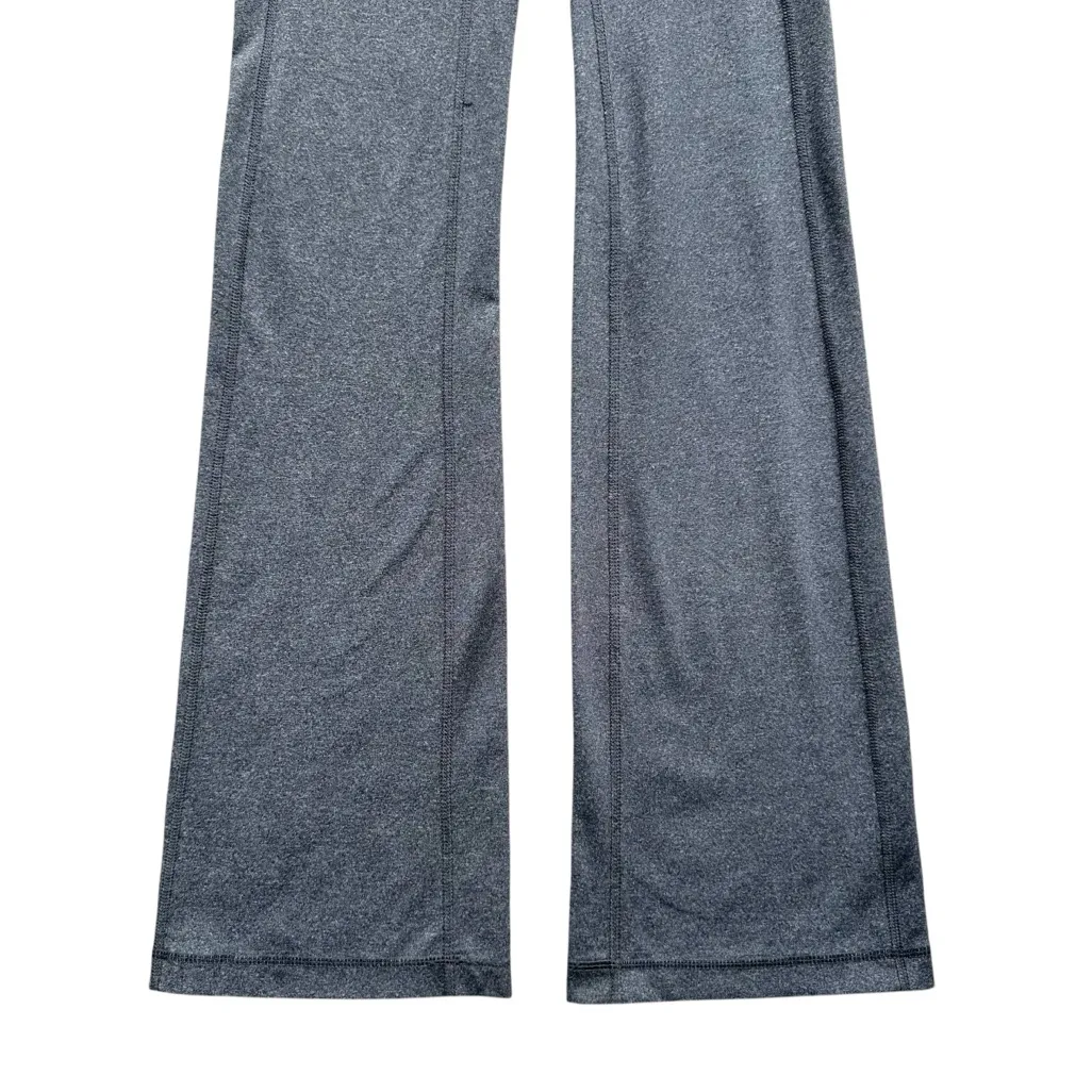 🔃High Waist Gray Flare Leg Yoga Pants Leggings - Image 4