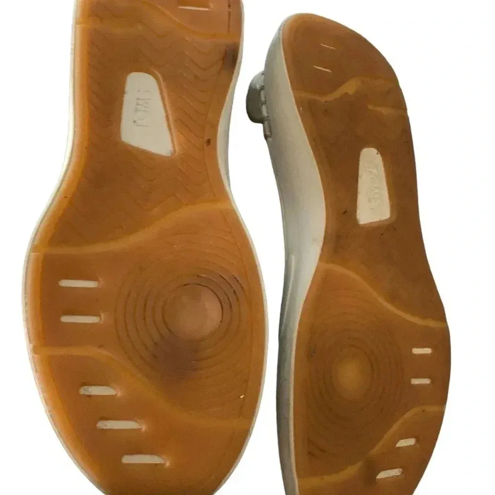 Toms ~ Arroyo Athletic Sneakers Tennis Shoes Navy Blue & Cream Size 8 Women’s - Image 3