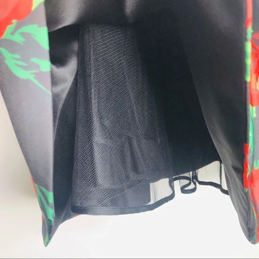 Sherri Hill 2 Piece Rose Print Dress Style 50603 0 Party Pageant Dance Floral - Image 8