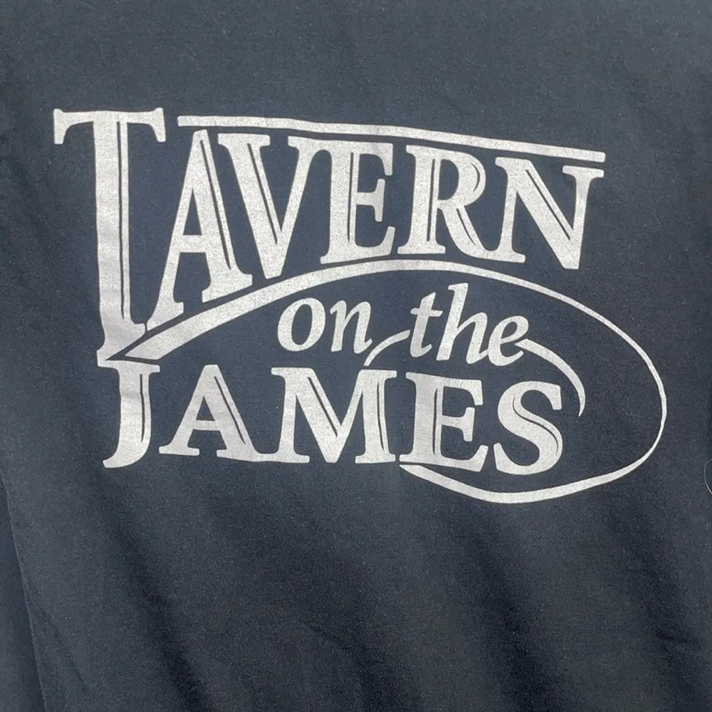 Virginia Tavern On The James River Graphic T Shirt Unisex S Black 100% Cotton - Image 2