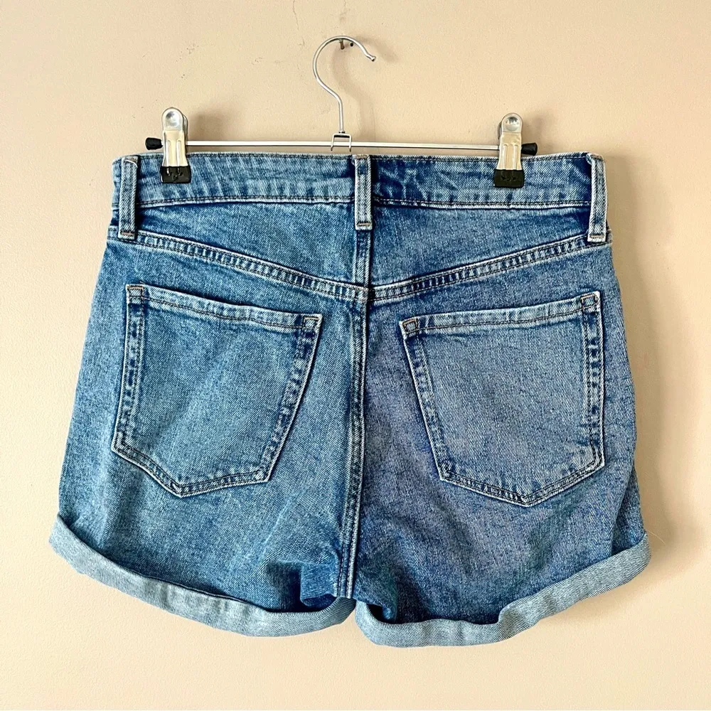 OLD NAVY | OG Short High Rise Cuffed Denim Shorts Sz 4 - Image 3