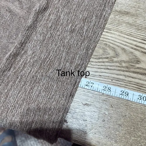 Cuddl Duds Women's Tank & Cardigan Set Stretchy 2 PC V Neck Sweater Brown Medium - Image 9