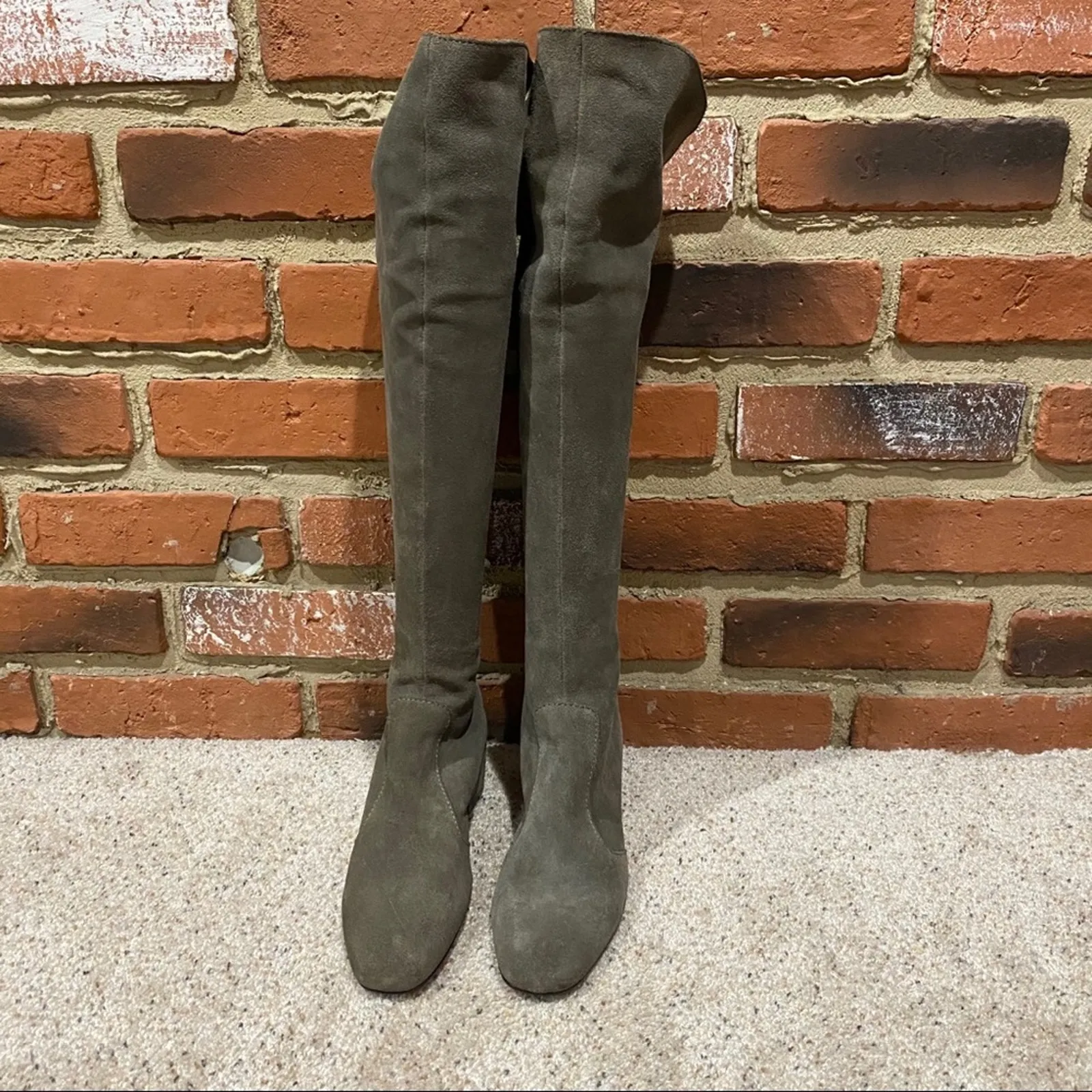 Steve Madden Steven Over the Knee Suede Boots Size 6 tall boots Flat Boots - Image 2