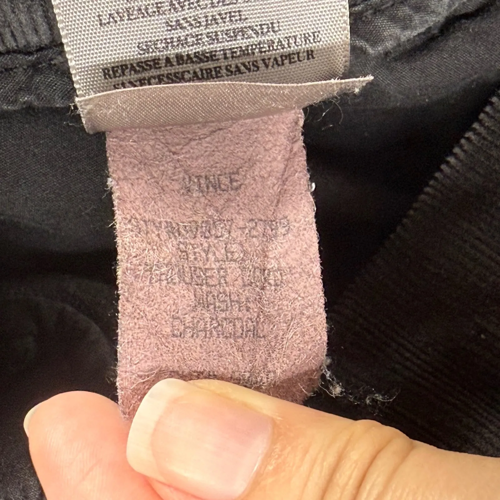 Vince Corduroy Pants Black Straight Leg Casual Everyday Trousers‎ Size 29 - Image 11