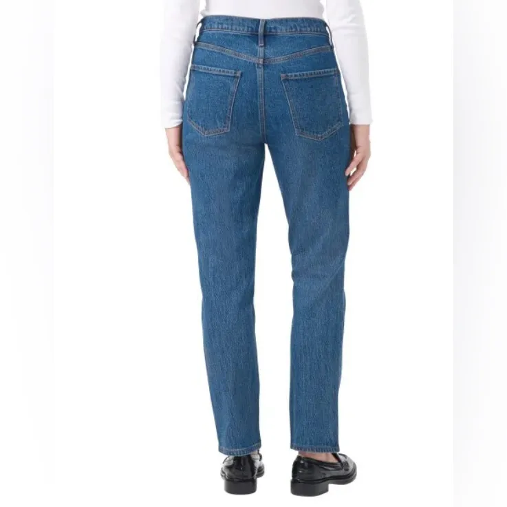 Kirkland Signature Women's High-Rise Straight Leg Jeans - Image 10