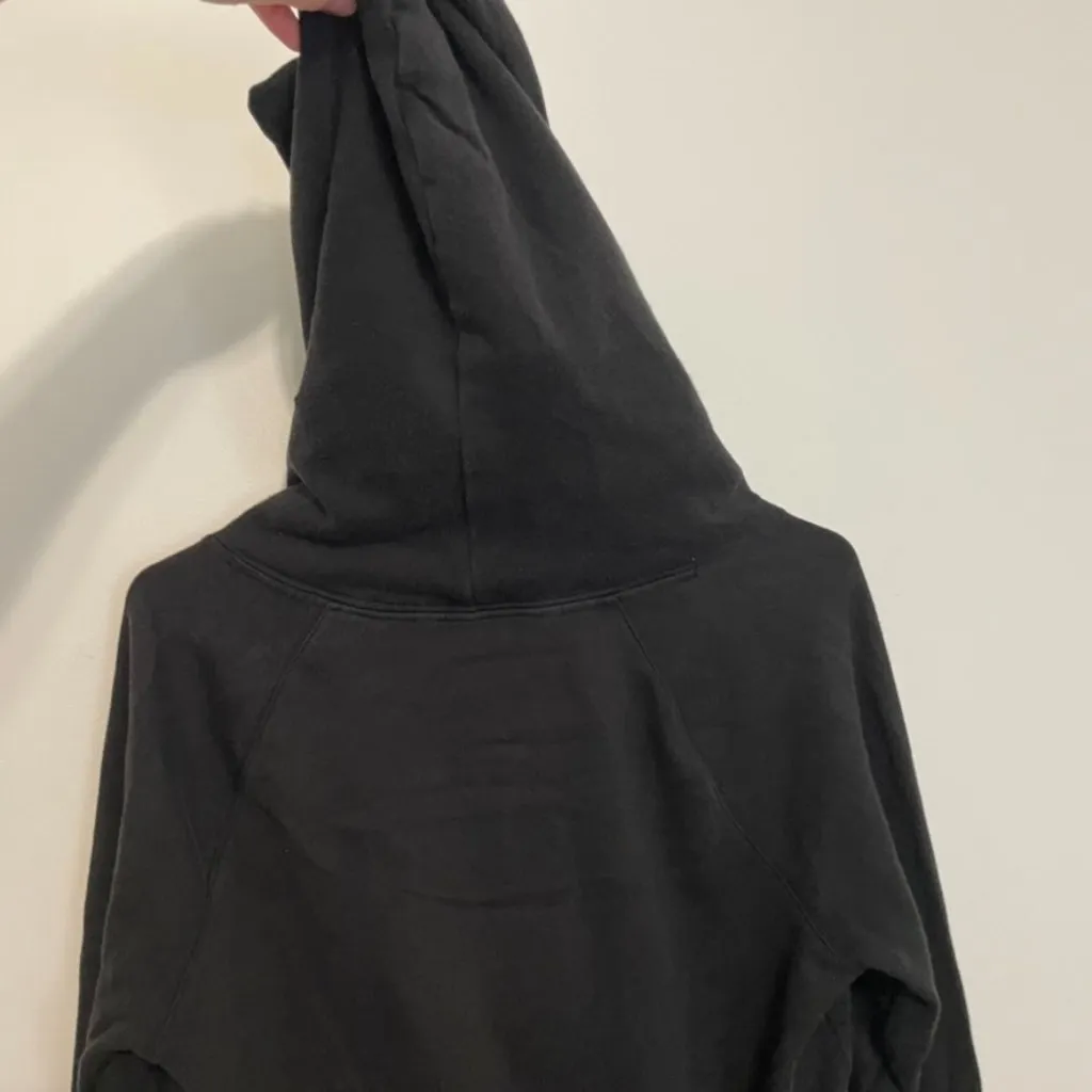 VS PINK VICTORIA'S SECRET Perfect Pullover Black White Logo Hoodie Sweatshirt M - Image 13